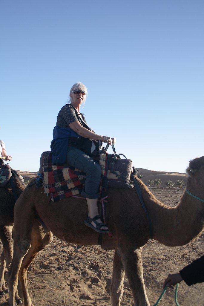 11-Marjolijn on the camel.jpg - Marjolijn on the camel